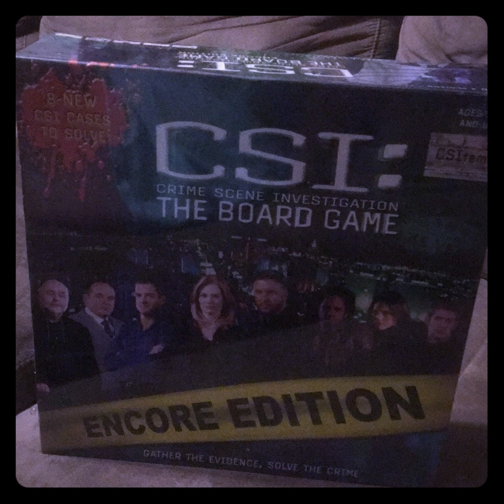 CSI the board game